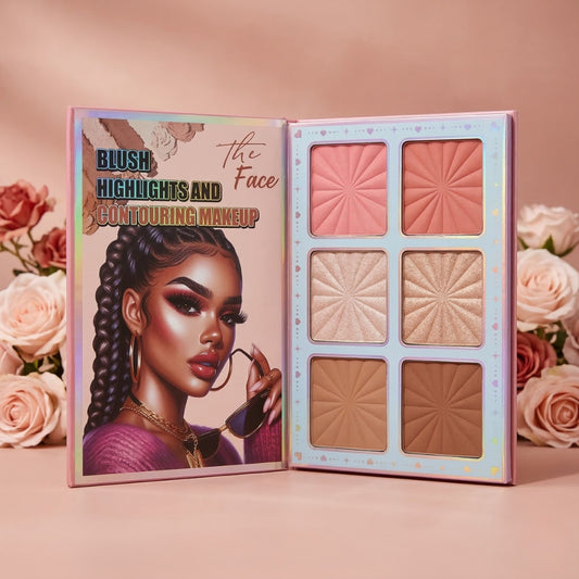 Fashion Professional 3-Palette Beauty Book Makeup Kit