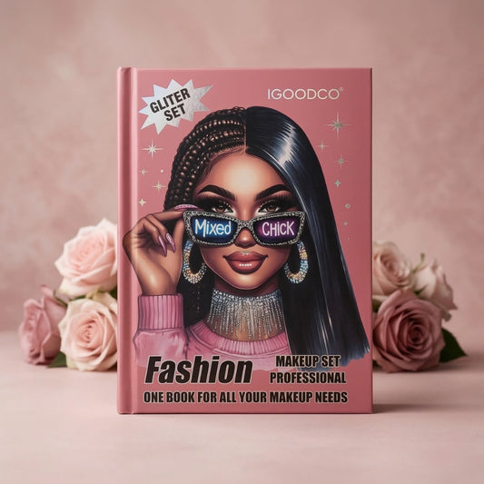 Fashion Professional 3-Palette Beauty Book Makeup Kit